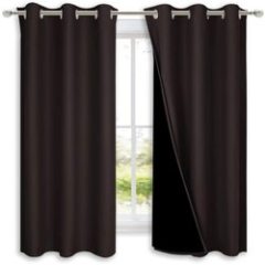 Hot selling Solid color 100%high shading curtain ,100% Blackout double layer curtain  living room