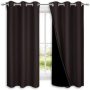 Hot selling Solid color 100%high shading curtain ,100% Blackout double layer curtain  living room