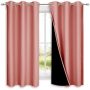 Hot selling Solid color 100%high shading curtain ,100% Blackout double layer curtain  living room