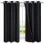 Hot selling Solid color 100%high shading curtain ,100% Blackout double layer curtain  living room