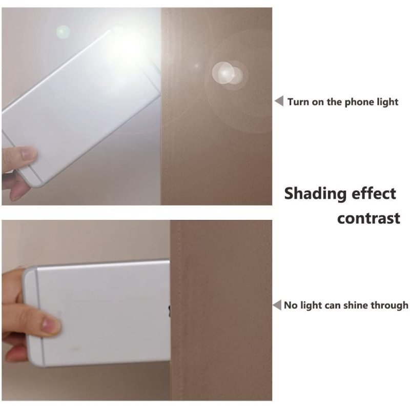 Hot selling Solid color 100%high shading curtain ,100% Blackout double layer curtain  living room