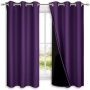 Hot selling Solid color 100%high shading curtain ,100% Blackout double layer curtain  living room