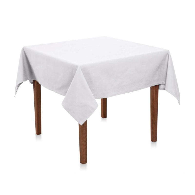 2022 Wholesale High Quality Solid Color Wedding Party Table Cover Rectangle Desk Cloth Wipe Covers tablecloth set for Home