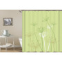 Drop Shipping Watercolor Plant Flower Shower Curtain Art Printed, Abstract Modern Floating Pink Floral Gray Shower Curtain#