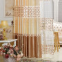 European High-end Simple Silk Water Soluble Embroidery Curtain, Wholesale Custom Diamond Blades Curtain /
