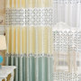 European High-end Simple Silk Water Soluble Embroidery Curtain, Wholesale Custom Diamond Blades Curtain /