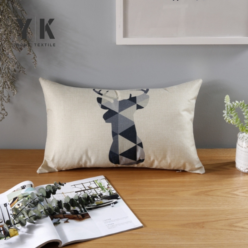 Hot sell certification design digital printing 100% Polyester wholesale anime cushion cover for sofa