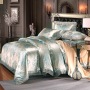 Wholesale Comforter Sets Bedding,Luxury Silk Jacquard Bedding Set#