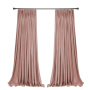 Thick Weak Pink Velvet Fabric Window Curtains,Particular Color Blackout Burgundy Curtains For Living Room Kitchen Blinds/