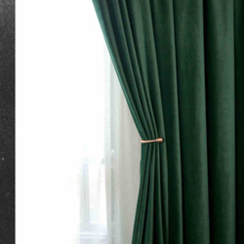 Thick Weak Pink Velvet Fabric Window Curtains,Particular Color Blackout Burgundy Curtains For Living Room Kitchen Blinds/