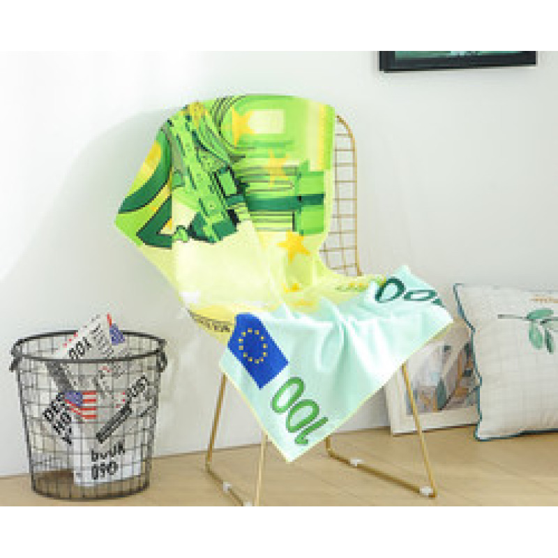 도매 마이크로 화이버 비치 타올, 프린트 판초, 샌드 프리 비치 타올#