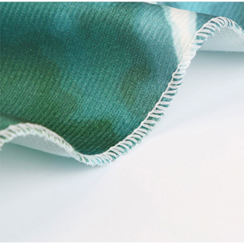 도매 마이크로 화이버 비치 타올, 프린트 판초, 샌드 프리 비치 타올#