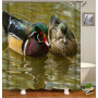 Highland Cow Theme Shower Curtains 3D Print Waterproof Cloth Wildlife Animal Bathroom Curtain#