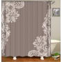 Drop Shipping Customized Polyester Fabric Bathroom Curtain Waterproof , The Cheapest Shower Curtain For Home Hotel From China#