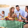 High Quality Rectangle Plastic Water-proof Oil- proof Disposable PE Fabric Plaid Tablecloths For Picnic Party