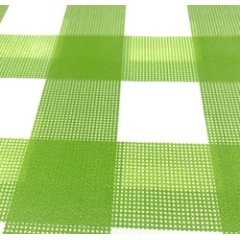 High Quality Rectangle Plastic Water-proof Oil- proof Disposable PE Fabric Plaid Tablecloths For Picnic Party
