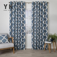 Chinese window lead weights for luxury printed drape strip curtain valance set