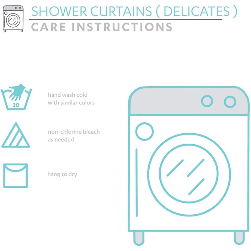 white New Type Joint Shower Curtain With Tassel Waterproof Shower Curtains Decoration