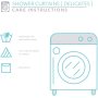white New Type Joint Shower Curtain With Tassel Waterproof Shower Curtains Decoration