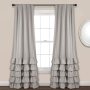 Products Supply Lush Design Curtains For The Living Room, Best Selling Panel Drapes Ruffle Curtain/