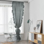 Home Decor Dim Out Fabric For Tende Classiche Di Lusso, Best Selling Ruffle Curtains For Living Room/