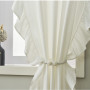 Home Decor Dim Out Fabric For Tende Classiche Di Lusso, Best Selling Ruffle Curtains For Living Room/