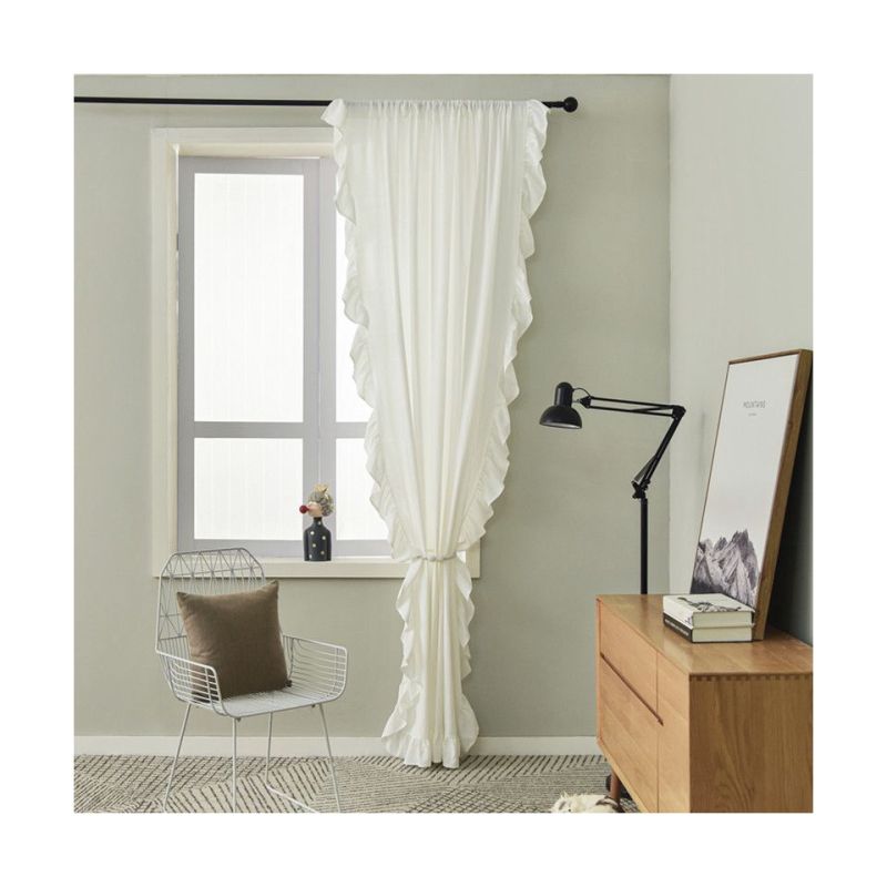 Home Decor Dim Out Fabric For Tende Classiche Di Lusso, Best Selling Ruffle Curtains For Living Room/