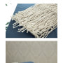 Wholesale Top Quality Woven Retro Rectangle European Style 100% Cotton Table Runner For Wedding Party