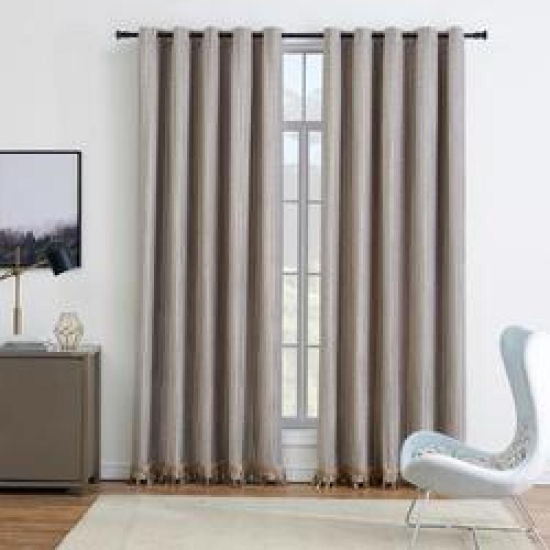 Luxury Curtains for Living Room Bedroom,Blue Purple Blackout Curtain On The Window Door Modern Blind Grey/