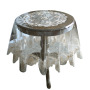 Factory New PVC waterproof oil and wash free transparent lace table cloth for restaurant