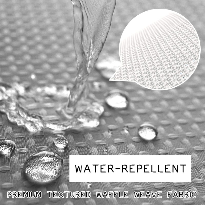 Waterproof Waffle Hotel Shower Curtain, Bath Curtain for Bathroom Thick Shower Bathroom Curtain$