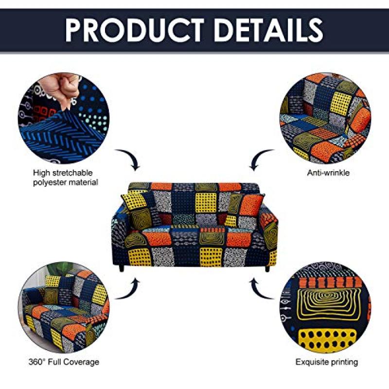 Printed Sofa Cover 3 2 1 Seater, Slipcover Living Room Sofa Cover$