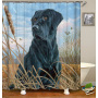 Drop Shipping High-quality Animal Print Cute Dog  Shower Curtain Bathroom Shower Curtains/