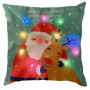 Christmas Cushion Cover Led Light Cushion Covers Merry Xmas Light up Pillow Case soft Pillows cover Cushion santa Pillowcase
