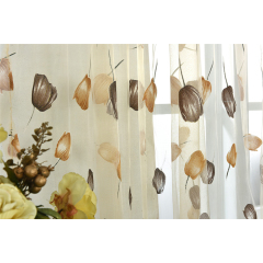 Ready Made Homes Custom Sheer Curtains And Drapes, New Printed Tulle Sheer Curtains/