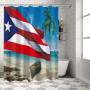 Home Decor Printed Shower Curtain Waterproof, USA Independence Day Shower Curtains&