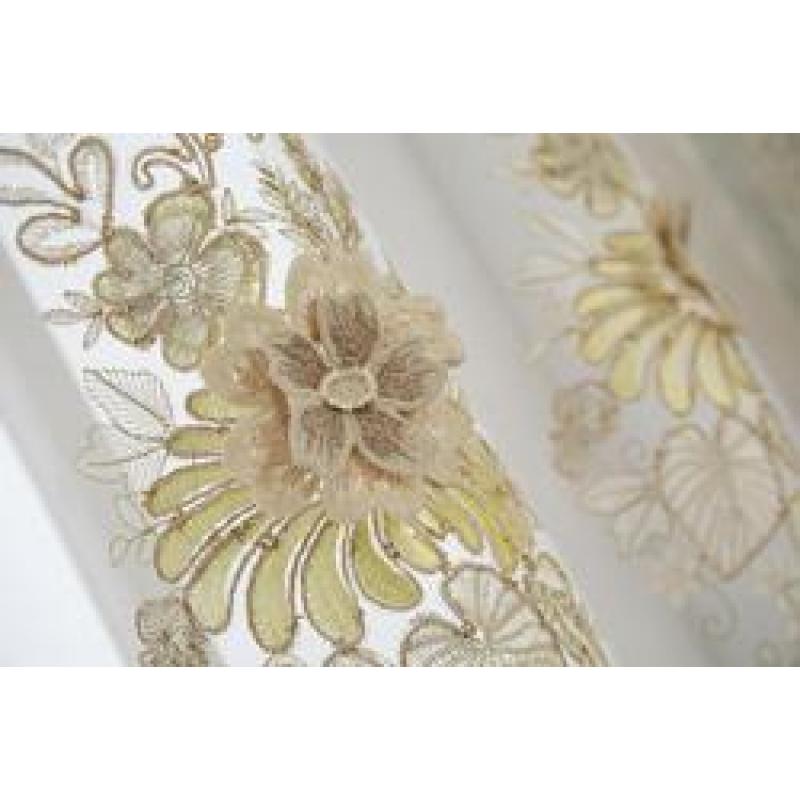 Embroidery Sheer Window Curtains,Wholesale Factory Window Curtain Home And Hotel Decoration Sheer Curtain#