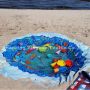 Custom Popular TPU Beach Pool Blanket for Kids,Wholesale Children Picnic Beach Paddling Pool Blanket with Travel Bag