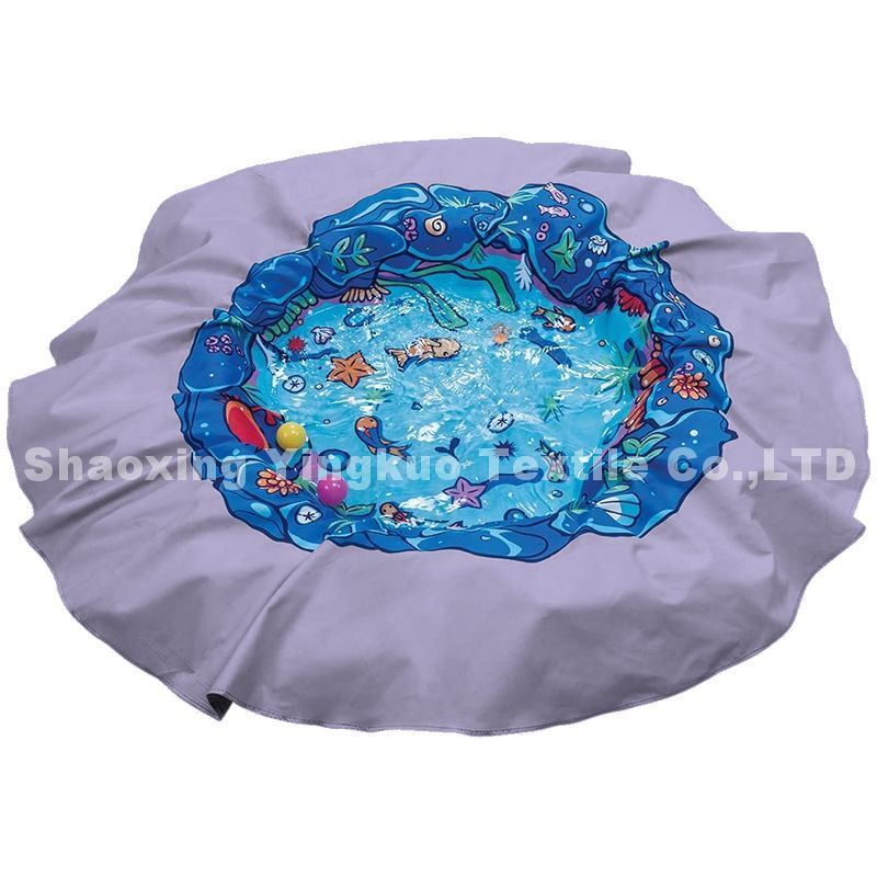 Custom Popular TPU Beach Pool Blanket for Kids,Wholesale Children Picnic Beach Paddling Pool Blanket with Travel Bag