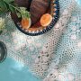 High Quality Rectangular Crochet Lace Elegant Hollow Mesh Crocheted Embroidery Table Runner For Weeding Party
