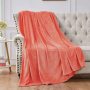 Gentle Beige Flannel Fleece Throw Warm Solid Color For Living Room Bed Velvet Blanket/