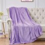 Gentle Beige Flannel Fleece Throw Warm Solid Color For Living Room Bed Velvet Blanket/
