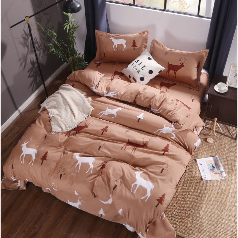Dark Color Soft  High Quality Bedding Set, Animal Printing European  Bed Set/