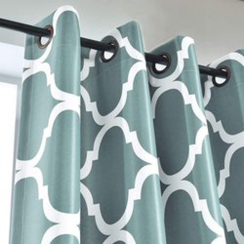2020 Luxury Curtain Style 3 Layer Soild Eyelet 100 Blackout Curtain Fabric Bedroom Window Curtains For Hotel Home Living Room#