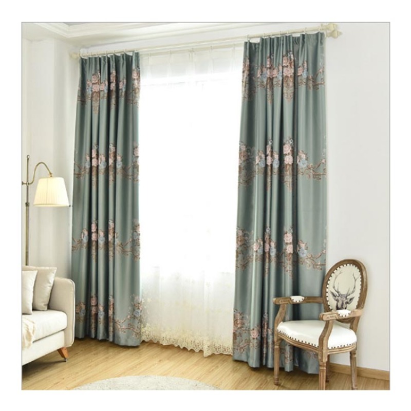 도매 모로코 수 놓은 인쇄 valance 패브릭, 새로운 극장 사용 러시아어 커튼 %