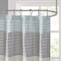 Washabl Ruffled Style Waterproof Polyester Shower Curtain,Striped modern shower curtain