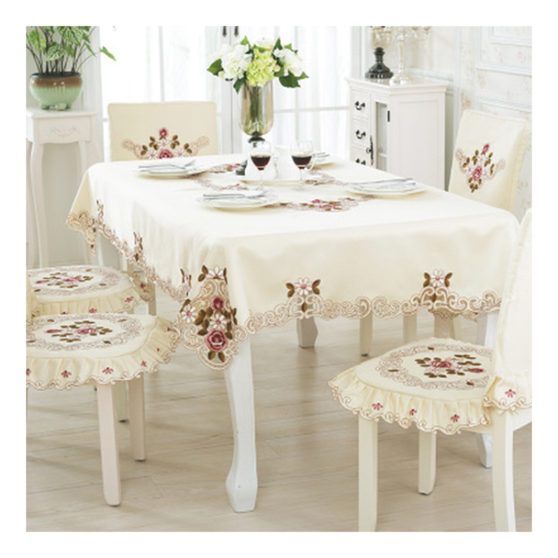 Cheap Fancy Tablecloth, European Embroidered Table Cloth   Wholesale Modern Table Cloth/