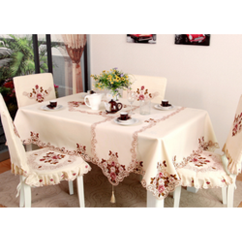 Cheap Fancy Tablecloth, European Embroidered Table Cloth   Wholesale Modern Table Cloth/