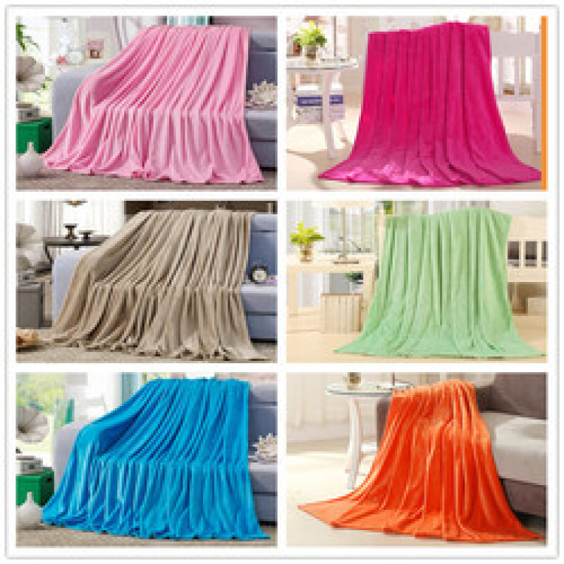 Fleece Lamb Minky Blanket ,factory Price Thicken Double Coral Fleece / High Quality Cheap Solid Color Polar Fleece Fabric YK 100