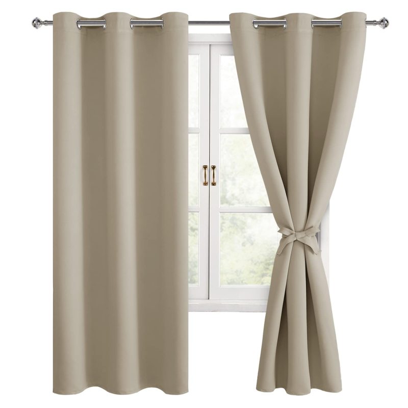 High end blackout curtain in turkey 204 cm blackout curtain wide blackout curtains ring top super soft thermal 99% full drape